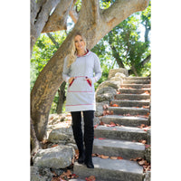 Light Grey & Buffalo drawstring tunic